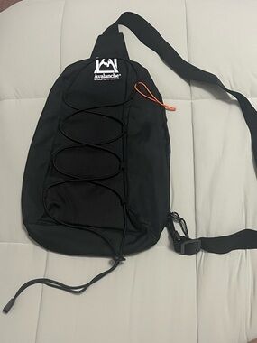 Avalanche Black Sling Crossbody
